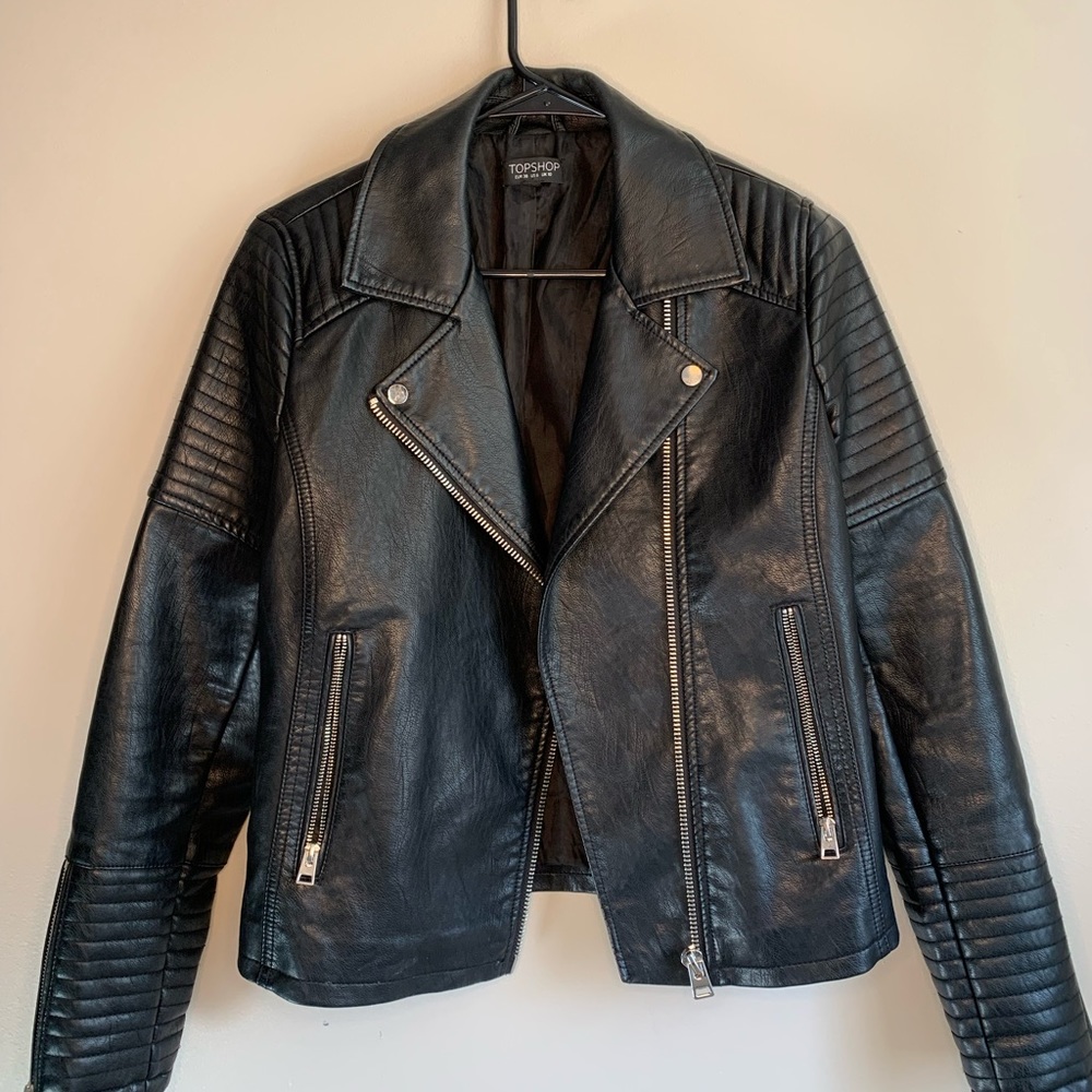 Topshop Leather Jacket